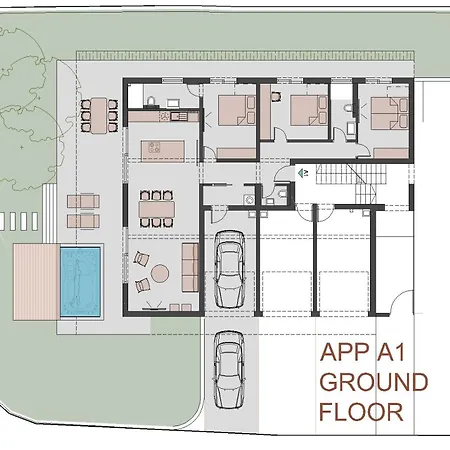 Jadrija Luxury Vacations Apt1 公寓 希贝尼克